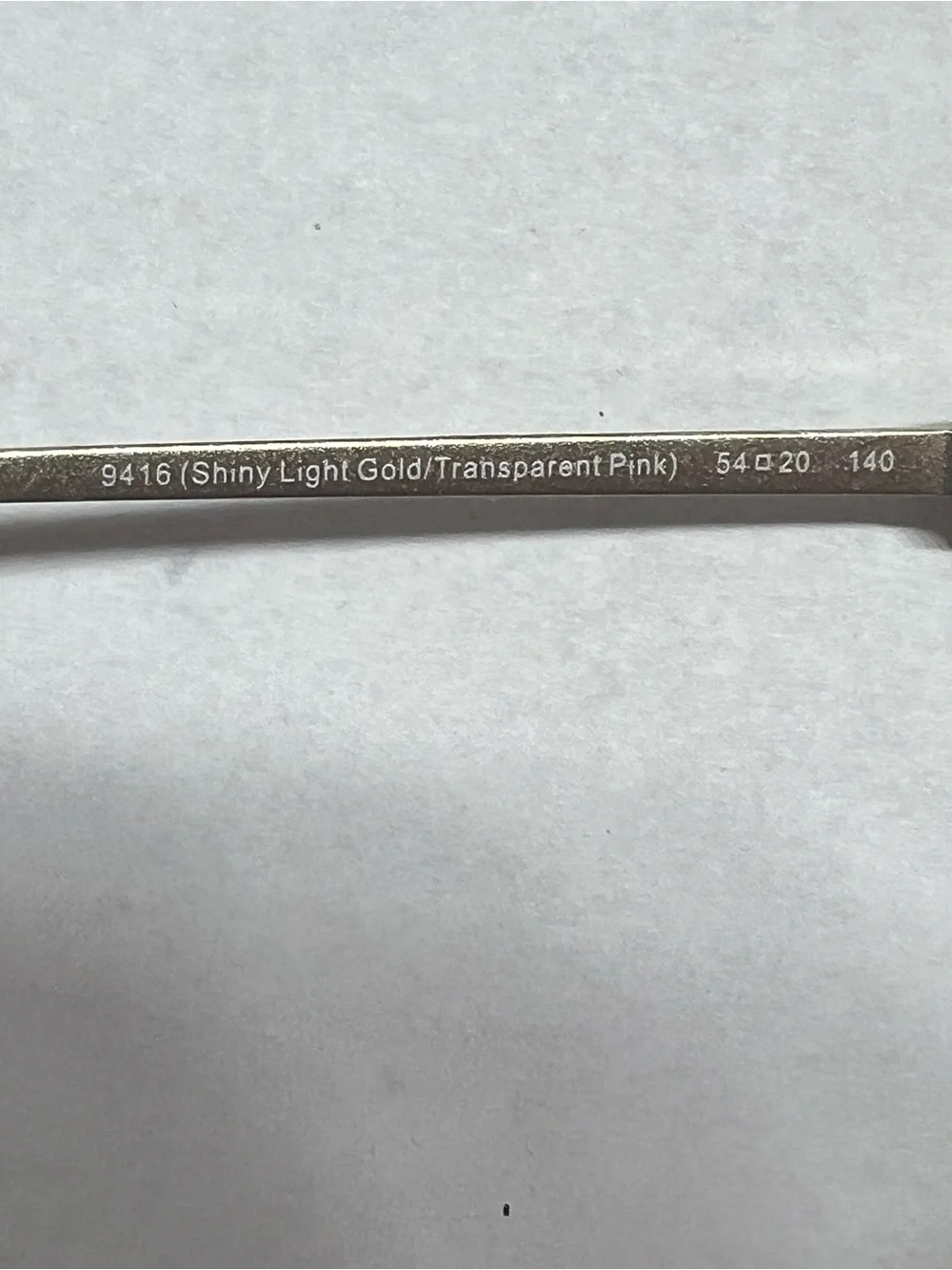 COACH HC 5146 Pink Metal-Acetate Cat-Eye Eyeglasses - Picture 5 of 5